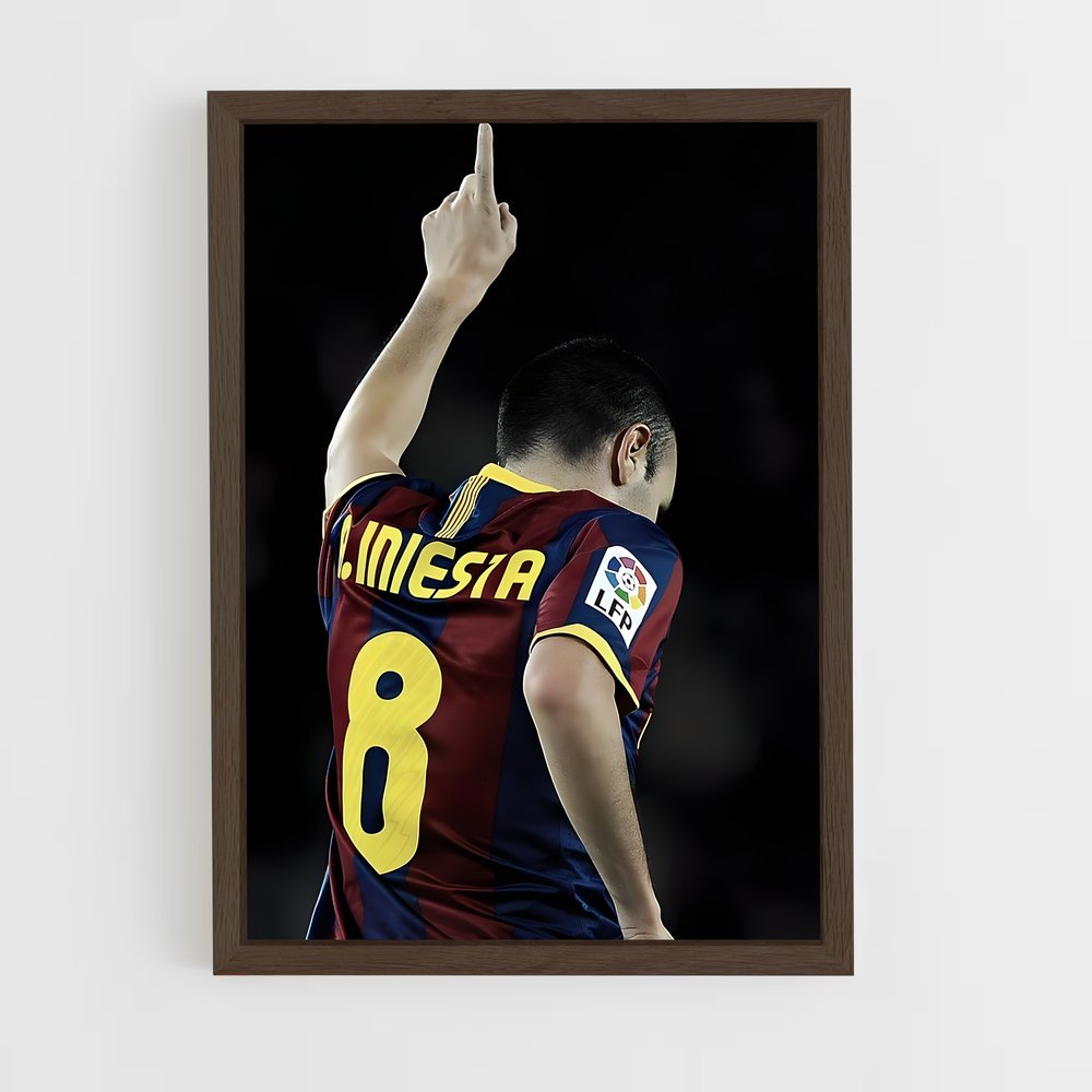 Poster Andres iniesta (vue 5)
